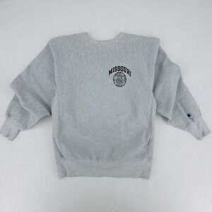 Vintage Champion‎ Reverse Weave Sweatshirt University of Missouri Mizzou Size XL